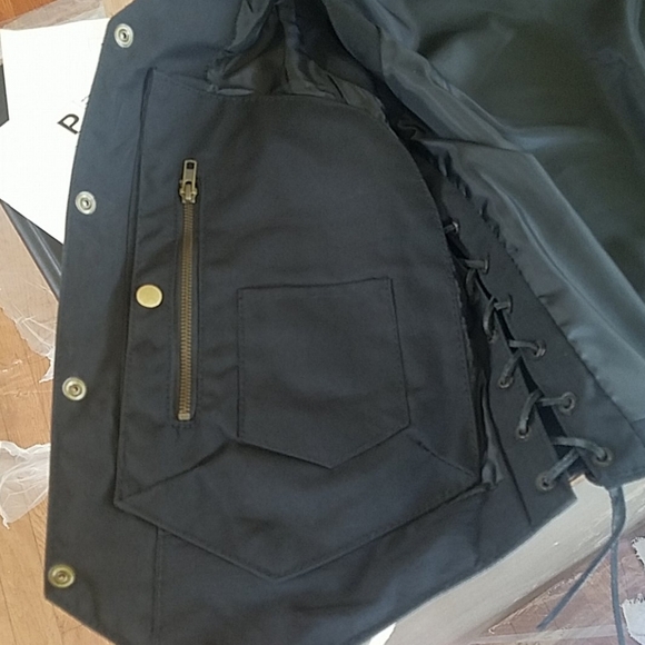 NWT 100%LEATHER VEST W/GUN POCKET BLANK SLATE TO MAKE IT LOOK LIKE YOU&YOUR BIKE - Picture 9 of 12